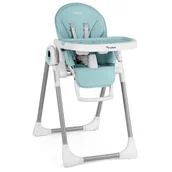 Akcesoria do karmienia - Krzesełko do karmienia ze stolikiem, leżaczek Belo niebieskie - miniaturka - grafika 1