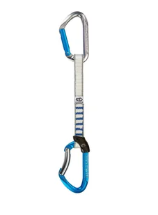 Ekspres wspinaczkowy Climbing Technology Salto Set NY 17 cm - titanium/electricblue - Sprzęt wspinaczkowy - miniaturka - grafika 1