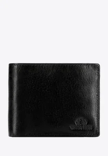 Skórzany męski portfel z rozkładanym panelem na karty czarny - Portfele Skórzany męski portfel z rozkładanym panelem na karty czarny - Portfele - miniaturka - grafika 1