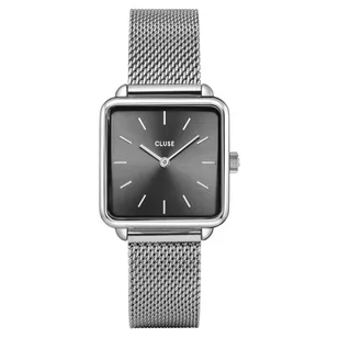 Zegarek Cluse Zegarek CW10307 Mesh Dark Grey, Silver Colour - - Zegarki damskie - miniaturka - grafika 2