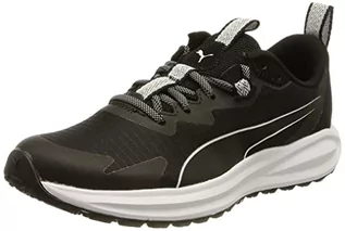 Buty dla dziewczynek - PUMA Unisex dziecięce tenisówki Twitch Runner Trail Jr, Czarna puma bia?a puma, 36 EU - grafika 1