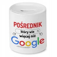 Skarbonki - Skarbonka Dla Pośrednika na Urodziny na Prezent z Nadrukiem ze Zdjęciem - miniaturka - grafika 1