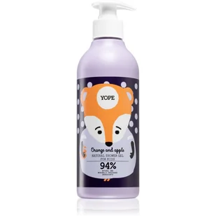 Yope Orange & Apple żel pod prysznic dla dzieci 400 ml - Kosmetyki kąpielowe dla dzieci - miniaturka - grafika 1