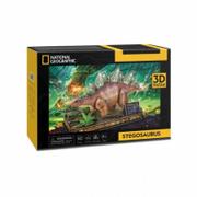 Puzzle - Puzzle 3D Stegozaur National Geographic - Cubic Fun - miniaturka - grafika 1