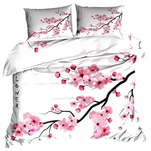 Pościel 3D Bawełna Satyna 200X220Cm Kwiaty Wiśni - Pościel Pościel 3D Bawełna Satyna 200X220Cm Kwiaty Wiśni - Pościel - miniaturka - grafika 1