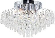 Lampy sufitowe - Kryształowa plafoniera do salonu 6773/6A 8C z serii MONACO - miniaturka - grafika 1