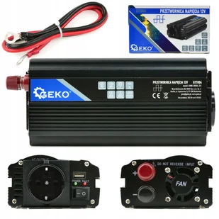 Przetwornica napięcia 12V/230V 800/1600W - Przetwornice samochodowe - miniaturka - grafika 1