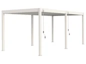 Garaże i wiaty - Pergoline Aluminiowe zadaszenie tarasowe Superior (Biały, 3,6x5,3 m) - miniaturka - grafika 1