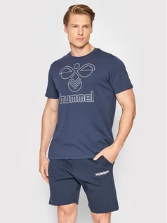 Koszulki męskie - Hummel T-Shirt Peter 206167 Szary Regular Fit - grafika 1