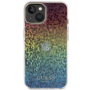 Guess GUHCP14LHDECMI iPhone 14 Pro 6.1" wielokolorowy hardcase IML Faceted Mirror Disco Iridescent - Etui i futerały do telefonów - miniaturka - grafika 2