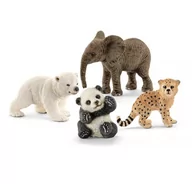 Figurki dla dzieci - Schleich Młode zwierzęta z puszczy 14794 - miniaturka - grafika 1