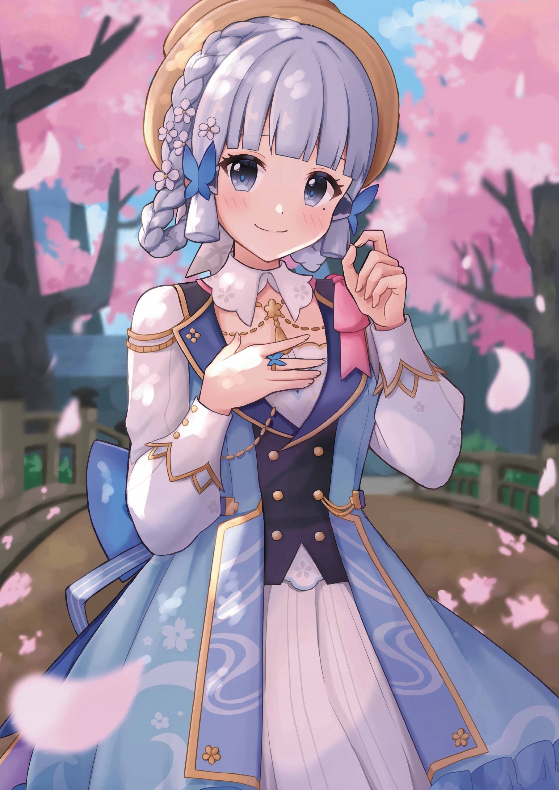 Plakat A3 Genshin Impact Anime Gra Ayaka