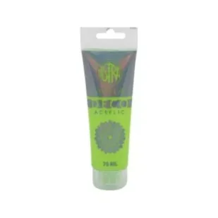 Farba akrylowa deco artea tubka astra pistacjowy 75ml - Farby i media malarskie - miniaturka - grafika 1