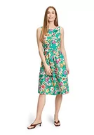 Sukienki - Robe Légère Sukienka damska 6445/4170, ciemnozielona/różowa, 46, ciemnozielony/różowy, 46 - miniaturka - grafika 1