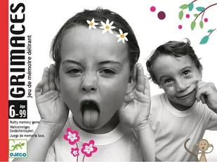 Djeco Grimaces minki Gra Karciana - Gry karciane - miniaturka - grafika 1