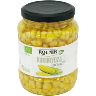 ROLNIK Kukurydza Super Słodka BIO 330g - Rolnik - Zdrowa żywność - miniaturka - grafika 1