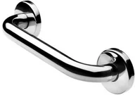 Akcesoria dla osób starszych i niepełnosprawnych - Secucare Uchwyt do łazienki i do WC na stałe naścienny biały 32 mm 45 cm Stal polerowana 8010.902.01 - miniaturka - grafika 1