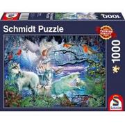 Puzzle - Schmidt Spiele Puzzle 58349 wilki w zimowym lesie, 1000 części puzzle, kolorowe - miniaturka - grafika 1