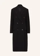 Płaszcze damskie - Acne Studios Płaszcz Wełniany schwarz - miniaturka - grafika 1