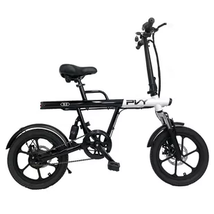 Składany rower elektryczny PVY S2, 16-calowe opony pneumatyczne, silnik 250W, bateria 36V 7,5Ah - Rowery elektryczne - miniaturka - grafika 1