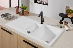 Villeroy & Boch Siluet 60 R R1 Weiss Alpin 333702R1 - Zlewozmywaki - miniaturka - grafika 2