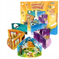 Puzzle - Puzzle 3D 5 Motywów Świątecznych Edukacyjne Premium Dzieci Dorośli DIY 84el - miniaturka - grafika 1