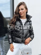 Moda i Uroda OUTLET - Kurtka puchowa damska LOLAROSE czarna Dstreet TY3684-L - miniaturka - grafika 1