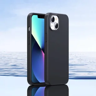Ugreen LP626 Silky Silicone Protective Case gumowe elastyczne silikonowe etui na telefon do iPhone 14 Plus czarny (90920) - Etui i futerały do telefonów - miniaturka - grafika 2