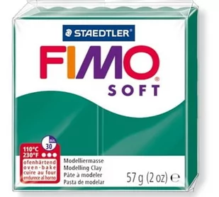 Staedtler Masa plastyczna termoutwardzalna Soft, szmaragdowa, 57g, kostka - Masy plastyczne - miniaturka - grafika 1