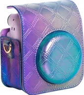Torby fotograficzne i futerały - Futerał Etui Pokrowiec Case Osłona Do Fujifilm Fuji Instax Mini 12 / Wielokolorowy / Holograficzny - miniaturka - grafika 1