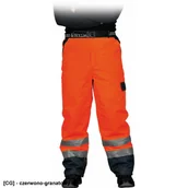 Odzież robocza - SPODNIE OCHRONNE DO PASA OCIEPLANE LHOLLMAN LH-VIBETRO; CZERWONO-GRANATOWY - miniaturka - grafika 1