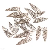 Dekoratorstwo - KSZTAŁTY Z DREWNA SKRZYDŁA 6 CM 9 szt. - miniaturka - grafika 1