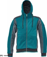 Odzież robocza - CERVA DAYBORO - męska bluza, kaptur, odblaskowe elementy, 55% bawełna, 45% poliester - morski L - miniaturka - grafika 1