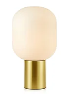 Lampy stojące - Markslojd Lampa stołowa Brooklyn 107868 złota oprawa w minimalistycznym stylu 107868 - miniaturka - grafika 1