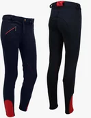 Bryczesy - Bryczesy młodzieżowe - QHP - granatowe - miniaturka - grafika 1