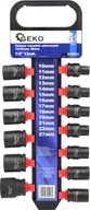 Klucze i nasadki - Geko ZESTAW NASADEK UDAROWYCH 1/2" 10-27MM 38MM 13SZT.5 G10514 GEKO - miniaturka - grafika 1