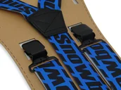 Dodatki do ubrań - Szerokie niebieskie narciarskie szelki do spodni typu Y - SNOWBOARD T78 - miniaturka - grafika 1