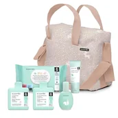 Kosmetyki kąpielowe dla dzieci - Suavinex, Torba do wózka dla niemowląt z kosmetykami: żel Syndet szampon 300 ml + balsam nawilżający 300 ml + maść na pieluchy 50 ml + Baby Cologne 100 ml + chusteczki 60 szt. Prezent dla noworodka, - miniaturka - grafika 1