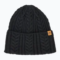 Czapki damskie - Czapka zimowa damska Timberland Cable Beanie black WYSYŁKA W 24H 30 DNI NA ZWROT - miniaturka - grafika 1