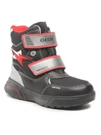 Buty dla chłopców - Geox Śniegowce J Sveggen B. B Abx C J267UC 0FUFE C0048 D Czarny - miniaturka - grafika 1