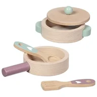Zabawki AGD - Zestaw kuchenny drewniany Kitchen love Goki - zabawka - miniaturka - grafika 1