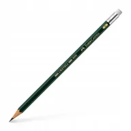 Ołówki - Faber-Castell OŁÓWEK CASTELL 9000/B Z GUMKĄ 119201 FC - miniaturka - grafika 1