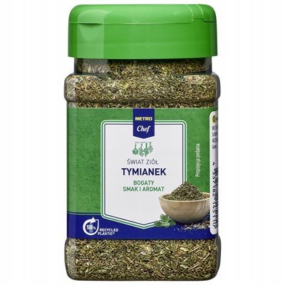 METRO Chef Tymianek 60 g Suszony Tymianek Aromatyczna Przyprawa