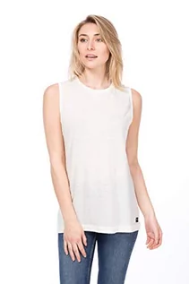 Koszulki i topy damskie - super.natural Damski tank top, z wełny merynosów, W CITY TANK biały biały XS SNW013040 - grafika 1