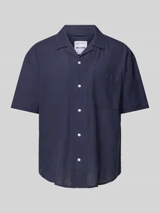 Koszula casualowa o kroju relaxed fit z rękawem o dł. 1/2 model ‘CAIDEN’ - Koszule męskie - miniaturka - grafika 1
