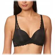 Biustonosze - TRIUMPH BIUSTONOSZ CZARNY GŁADKI Z KORONKĄ 90D JQA - miniaturka - grafika 1