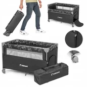 Łóżeczka i kojce - ŁÓŻECZKO TURYSTYCZNE SKŁADANE DOSTAWKA KOJEC TORBA TRANSPORTOWA LIVSMILJO - miniaturka - grafika 1