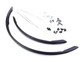 Błotniki rowerowe - Błotnik 28" URBAN PCV LONG czarny, 45 mm,   ze wspornikami - miniaturka - grafika 1