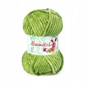 Pasmanteria - Włóczka Aksamitek Opus Kolor Zielony 122 - miniaturka - grafika 1