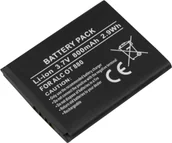 Baterie do telefonów - Avizar, zastępcza bateria litowo-jonowa 3,7 V 800 mAh do Alcatel OT-880/710 - idealnie dopasowana, czarna - miniaturka - grafika 1